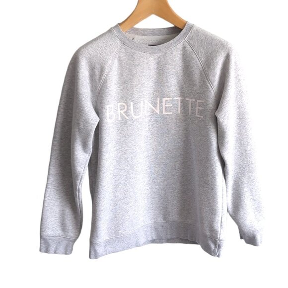 Brunette The Label  Classic Crew Neck Sweatshirt - Picture 2 of 5